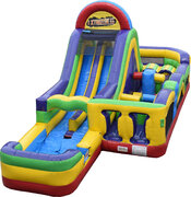 Xtreme Obstacle Course Water Slide (Wet/Dry)