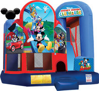 Mickey Mouse Backyard Bounce House Slide Combo (Dry Only)