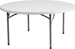 60 inch Round Table (Seats 8 Guest)
