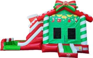 Candy Cane Bounce House Slide