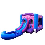 3 in 1 Pink Bounce House Slide Combo (Wet/Dry)