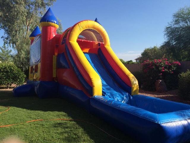 Bounce House Dry slide Party Package Bounce House Dry slide Party Package