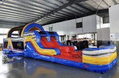 46 feet long Dual lane Obstacle Course