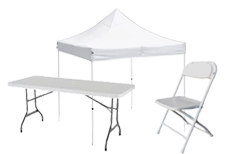 TABLES - CHAIRS - CANOPIES