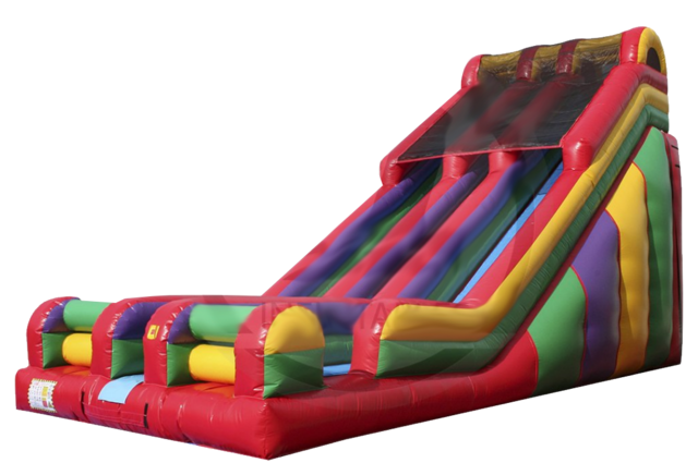 24 ft Epic Dual Lane Slide - Multi-Color 