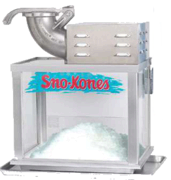 Snow Cone Machine with Supplies