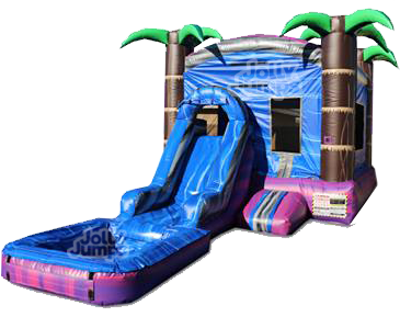 Island Paradise Water Slide Combo and Pool Island Paradise Water Slide Combo and Pool