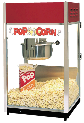 Popcorn Machine with Supplies
