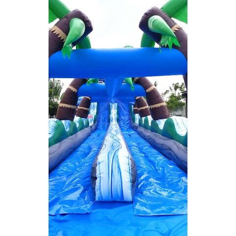 22ft Tropical Dual Lane Wet Slide rental Louisburg NC