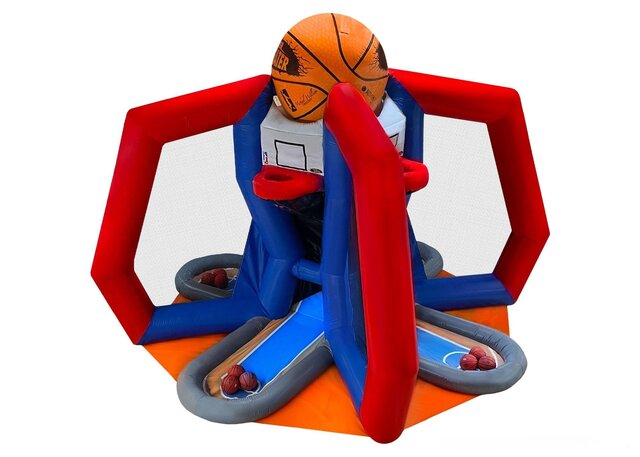 Buzzer Beater 8-player basketball inflatable rental in Durham NC