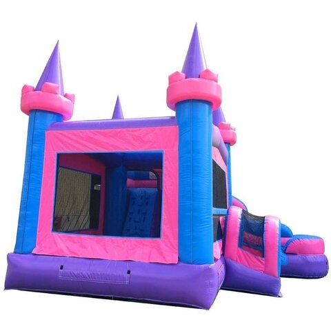 Water slide Happy Birthday bounce house combo in Bunn, NC