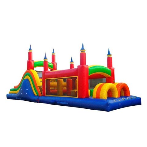 40'Rainbow Obstacle Course 40'Rainbow Obstacle Course