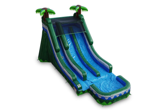 20ft Jungle Dual Wet Slide 20ft Jungle Dual Wet Slide
