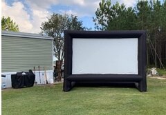 12’ Inflatable Outdoor and Indoor Movie Screen $200