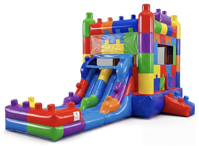 Blocks Bounche House combo Wet/Dry Blocks Bounche House combo Wet/Dry