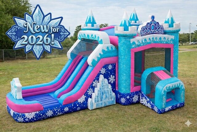 Frozen Castle Bounce N Slide Combo (Dry) Frozen Castle Bounce N Slide Combo (Dry)