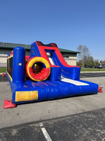 180° Inflatable Obstacle Course and Slide 180° Inflatable Obstacle Course and Slide