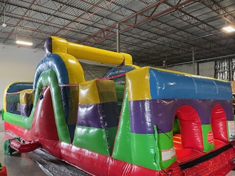 70 Ft. Retro Obstacle climb slide combo 70 Ft. Retro Obstacle climb slide combo
