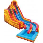 20 Foot Fire and Ice Waterslide