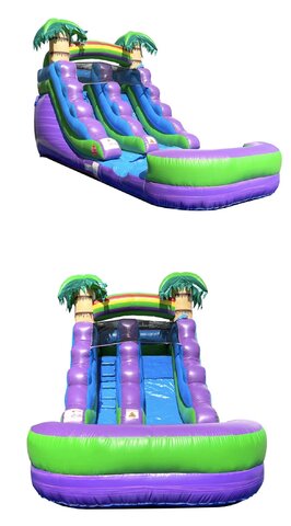 Tall Purple/Blue Safari Wet Slide Tall Purple/Blue Safari Wet Slide
