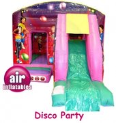 Disco Party castle and front slide