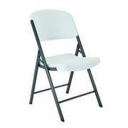 WHITE HEAVY DUTY LIFETIME CHAIRS