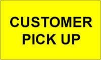 Customer Pick Up Customer Pick Up