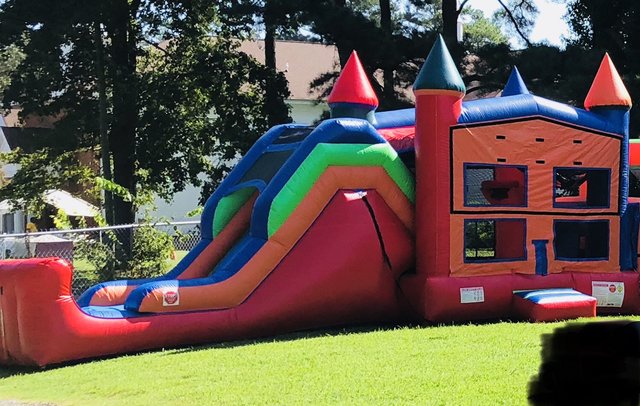 WS 4 in 1 Orange Water Castle Combo w/ Slide, Cotton Candy & Snow Cone WS 4 in 1 Orange Water Castle Combo w/ Slide, Cotton Candy & Snow Cone
