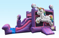 Unicorn Bounce House Water Slide