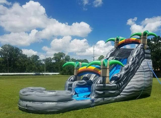 (e) 19ft Boulder Springs Water Slide w/ POOL (e) 19ft Boulder Springs Water Slide w/ POOL