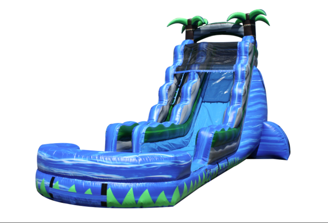 (c) 23ft Blue Crush Water Slide w/ POOL (c) 23ft Blue Crush Water Slide w/ POOL