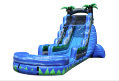 (e) 23ft Blue Crush Water Slide w/ POOL (e) 23ft Blue Crush Water Slide w/ POOL