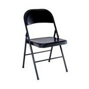 Chair- Black Steel Chair- Black Steel