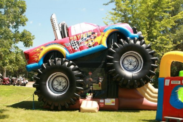 inflatable monster truck