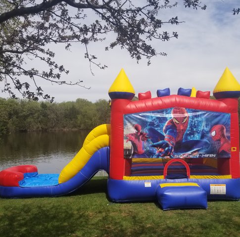 Spiderman Waterslide Combo Spiderman Waterslide Combo