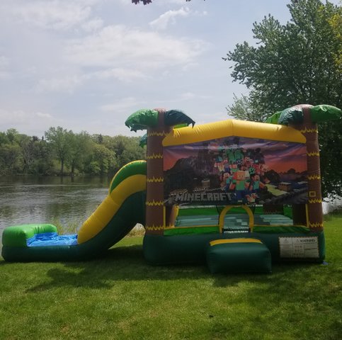 Minecraft Wet or Dry Slide Combo Minecraft Wet or Dry Slide Combo