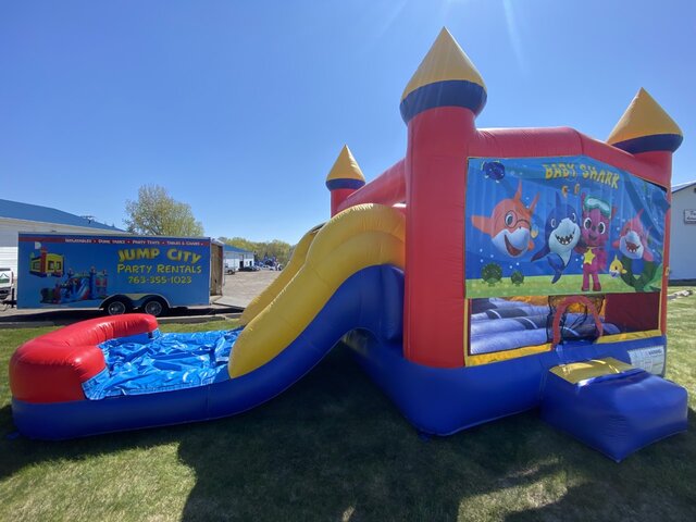 Baby Shark Wet or Dry Slide Combo Baby Shark Wet or Dry Slide Combo