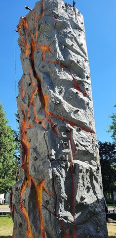 25' Lava Rock Climbing Wall - 5 Bay - 3 Hour Rental