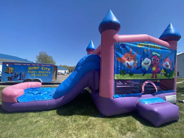 Baby Shark Wet or Dry Pink Slide Combo Baby Shark Wet or Dry Pink Slide Combo