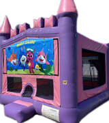 Baby Shark 15 x 15 Pink Castle Baby Shark 15 x 15 Pink Castle
