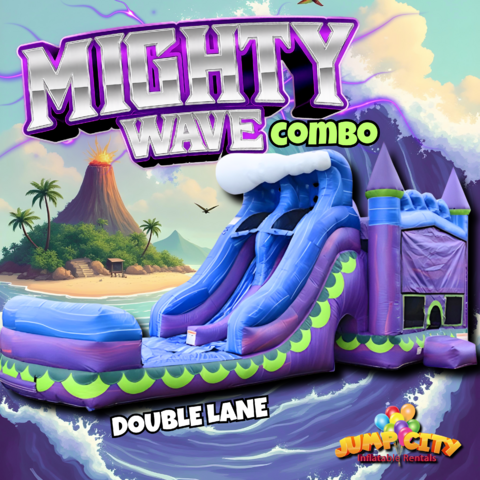 B7 16ft x 40ft Mighty Wave Dual Lane 6 in 1 Wet/Dry Combo B7 16ft x 40ft Mighty Wave Dual Lane 6 in 1 Wet/Dry Combo
