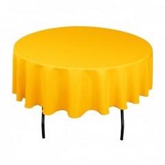 Linen Round 90inch MariGold Linen Round 90inch MariGold