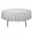 Linen Round 90inch Silver Linen Round 90inch Silver