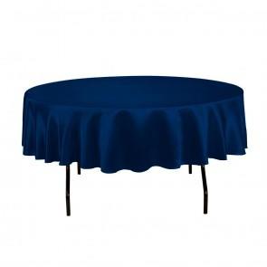 Linen Round 90inch Navy Blue Linen Round 90inch Navy Blue