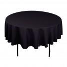 Linen Round 90inch Black Linen Round 90inch Black
