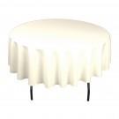 Linen Round 90inch White Linen Round 90inch White