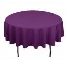 Linen Round 90inch Purple Linen Round 90inch Purple