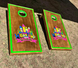 Cornhole Boards with bags