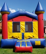 Red and blue Bounce House