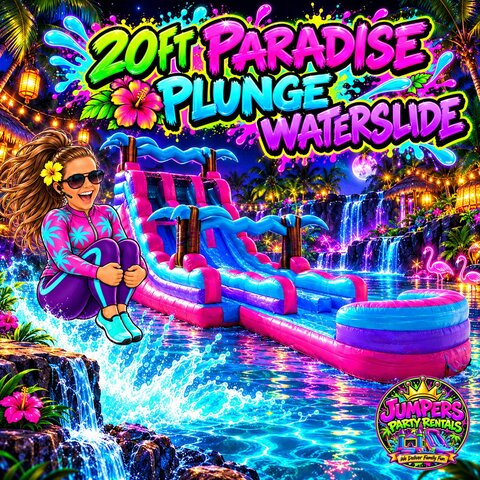 20ft Paradise Plunge Waterslide 20ft Paradise Plunge Waterslide